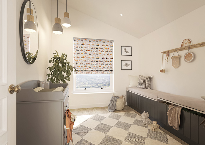 Tool Time, Grey - Roman Blind - Image 6